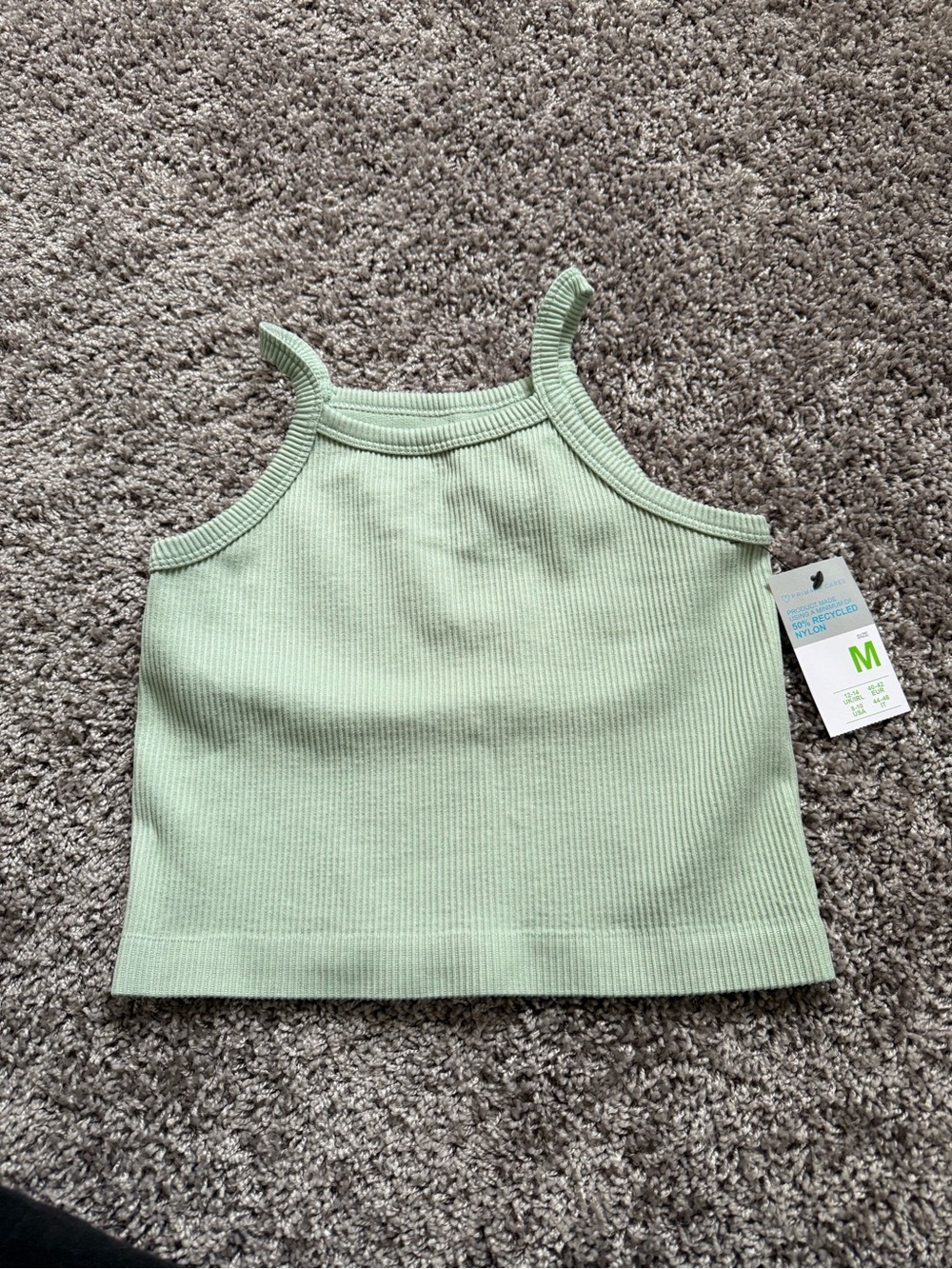 Ribbed Crop Tank Top